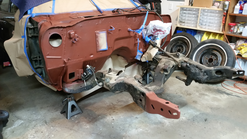 I hate brake fluid so much that I am willing to work around the brake calipers/lines.